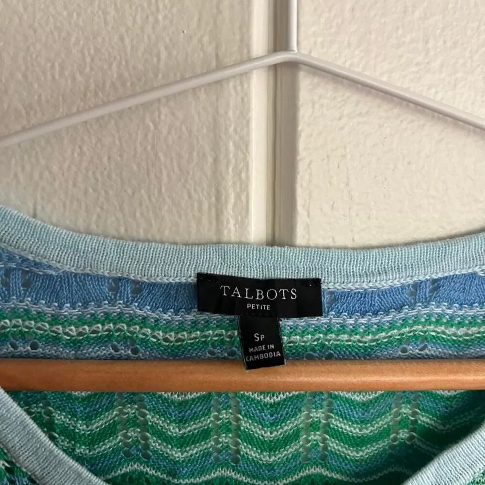 Talbots cotton wavy